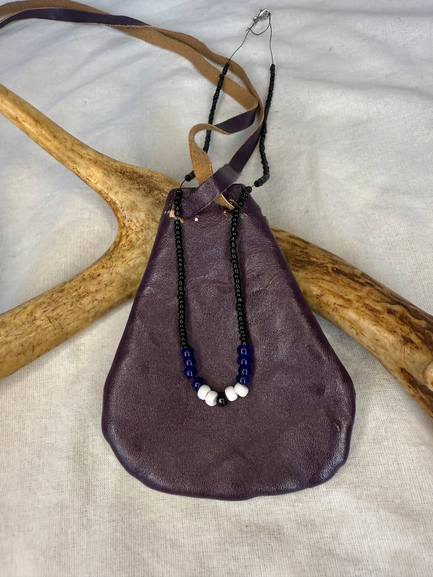 Threaded Sight Beaded Evil Eye Necklace